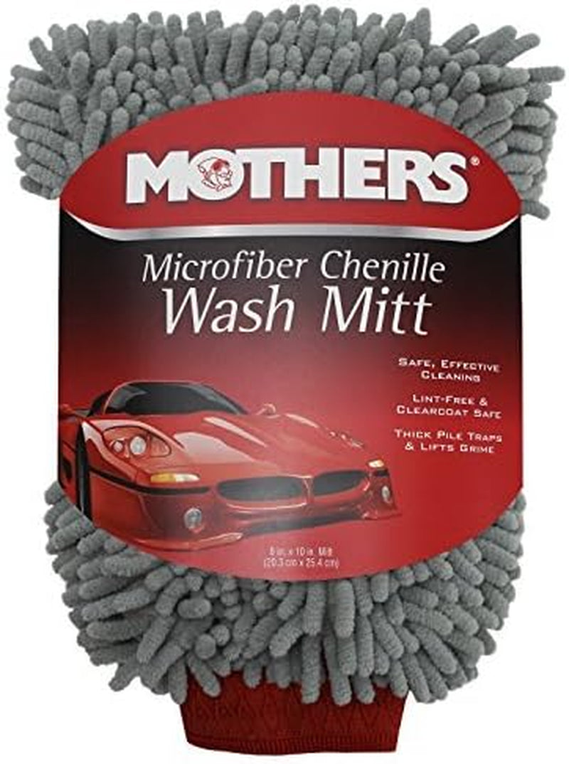 968801  Premium Chenille Car Wash Mitt - Scratch & Lint Free