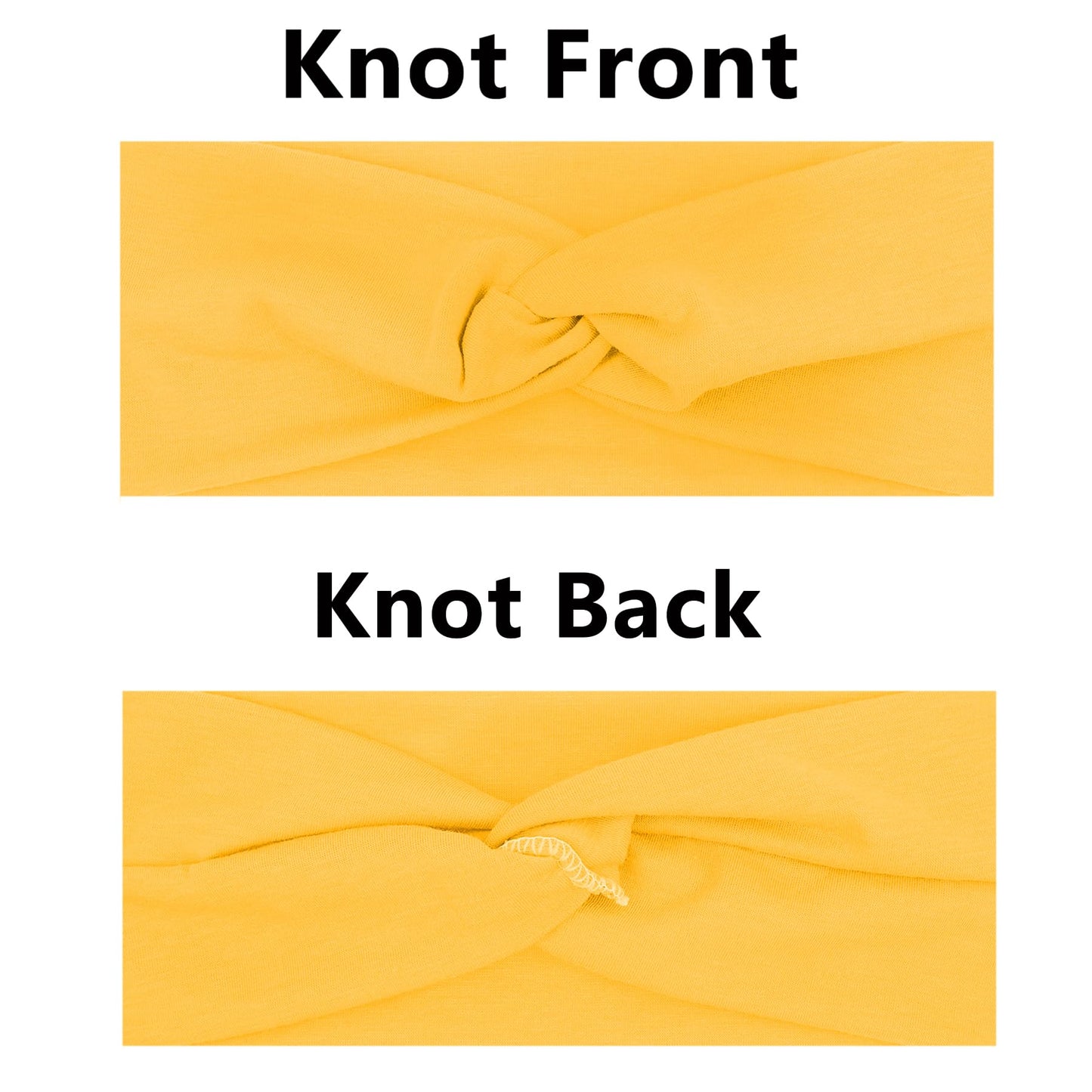 XTREND 6 Pcs Women's Headbands Twisted Cross Elastic Head Band Yoga Workout Head Non-Slip Sweat Soft Headbands Solid Color Simple Versatile Hair Accessory Hairbands