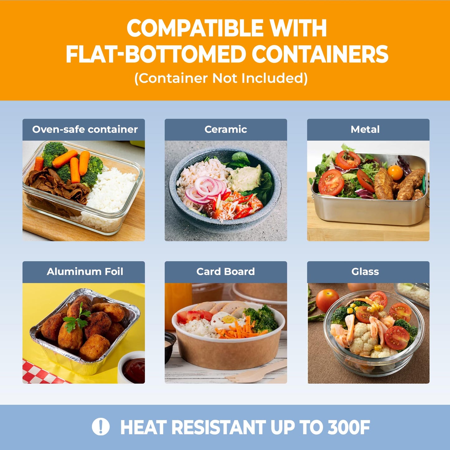 Portable Oven & Food Warmer Electric Lunch Box Food Heater 12/24/110/220V for Car, Truck, Office, Travel & Home,Mini Portable Microwave Lunch Heater for Work, Compact Portable Food Warmer Lunch Box