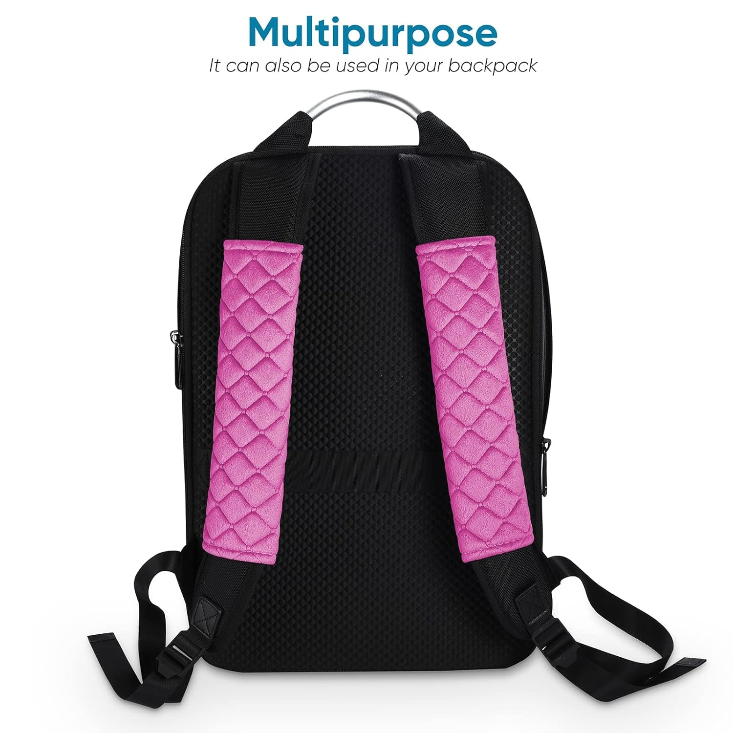 2Pcs Car Seat Belt Cover Pads, Shoulder Seatbelt Pads Cover, Safety Belt Strap Shoulder Pad for Adults and Children (Pink)